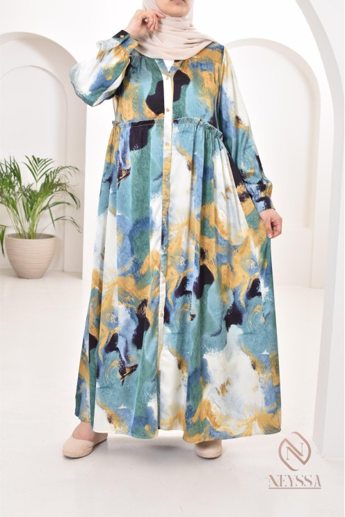 Longue robe au style bohémien, très tendance cette année et ultra chic