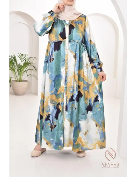 Longue robe au style bohémien, très tendance cette année et ultra chic