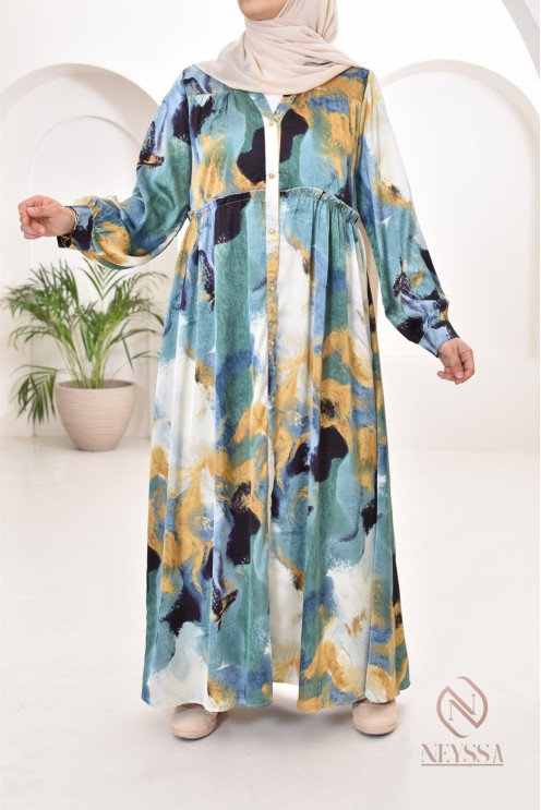 Longue robe au style bohémien, très tendance cette année et ultra chic