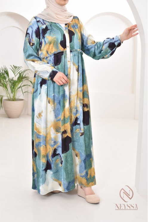 Longue robe au style bohémien, très tendance cette année et ultra chic