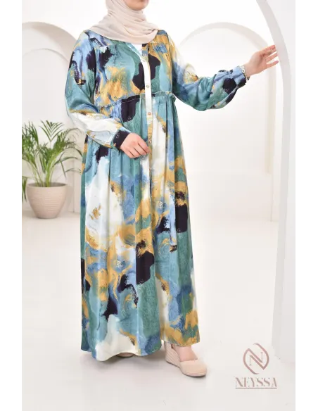 Longue robe au style bohémien, très tendance cette année et ultra chic