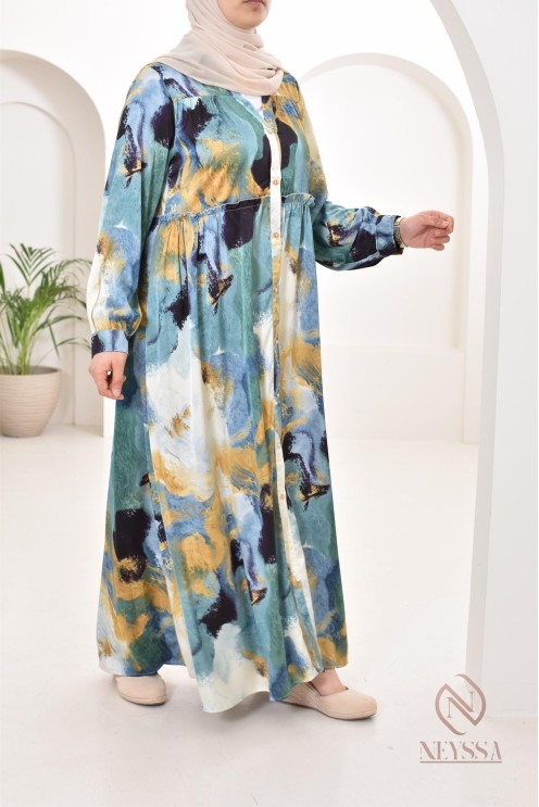 Longue robe au style bohémien, très tendance cette année et ultra chic