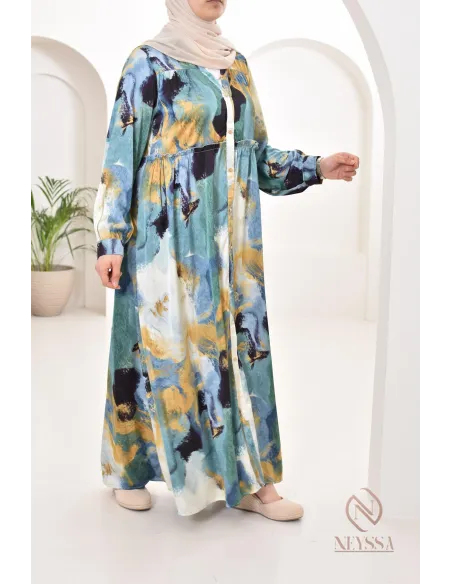 Longue robe au style bohémien, très tendance cette année et ultra chic