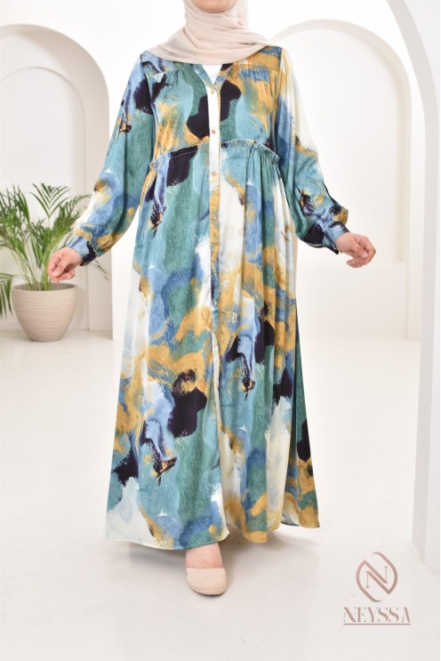 Longue robe au style bohémien, très tendance cette année et ultra chic