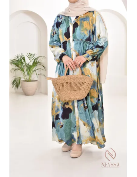 Longue robe au style bohémien, très tendance cette année et ultra chic