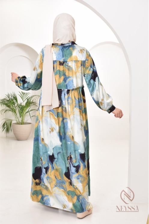 Longue robe au style bohémien, très tendance cette année et ultra chic