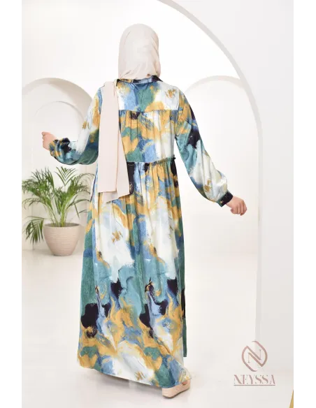 Longue robe au style bohémien, très tendance cette année et ultra chic