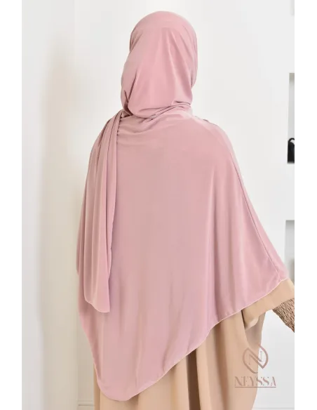 hijab Khimar jersey premium 2 en 1 modèle court, facile à enfiler, modest fashion