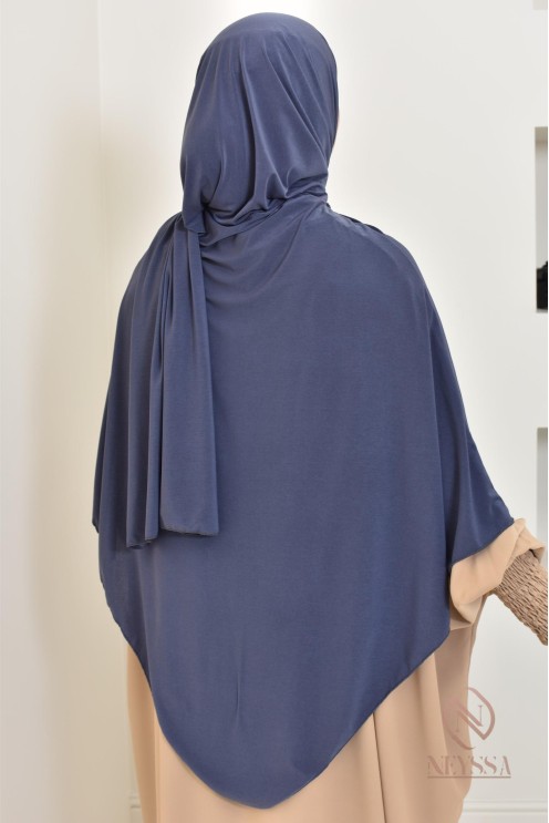 hijab Khimar jersey premium 2 en 1 modèle court, facile à enfiler, modest fashion