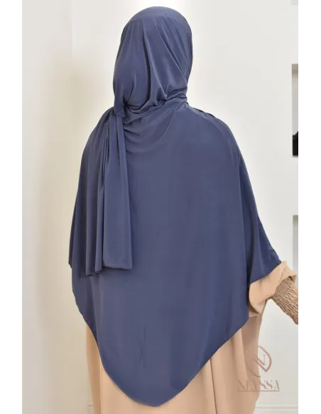 hijab Khimar jersey premium 2 en 1 modèle court, facile à enfiler, modest fashion