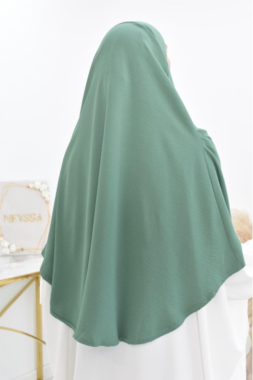 Long khimar rond fluide en jazz pas cher pour femme musulmane