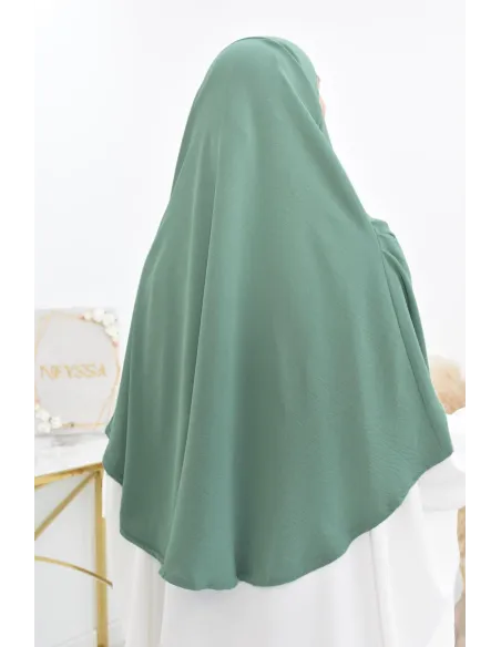 Long khimar rond fluide en jazz pas cher pour femme musulmane