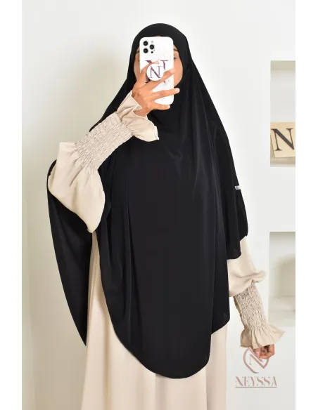 Khimar mi long fluide en jersey premium pas cher pour femme musulmane