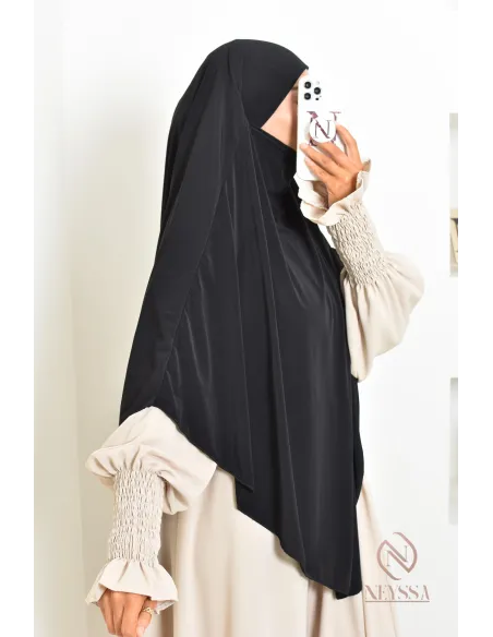 Khimar mi long fluide en jersey premium pas cher pour femme musulmane