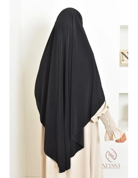 Khimar mi long fluide en jersey premium pas cher pour femme musulmane