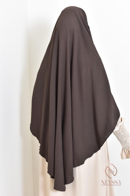 Khimar en jazz mi long, pas cher, idéale pour l'été, femme musulmane