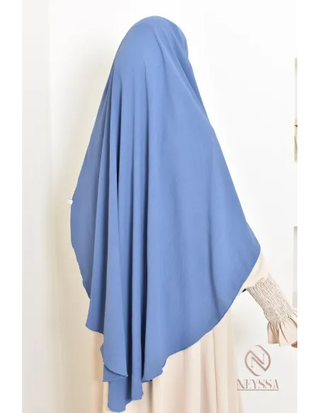 Khimar en jazz mi long, pas cher, idéale pour l'été, femme musulmane