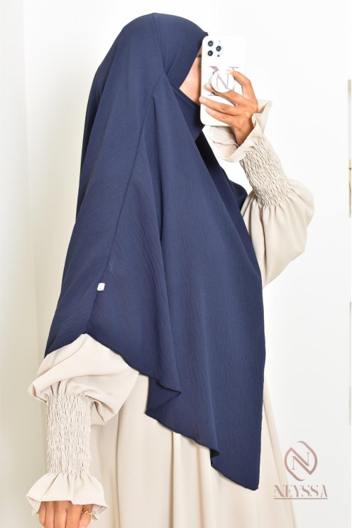 Khimar en jazz mi long, pas cher, idéale pour l'été, femme musulmane