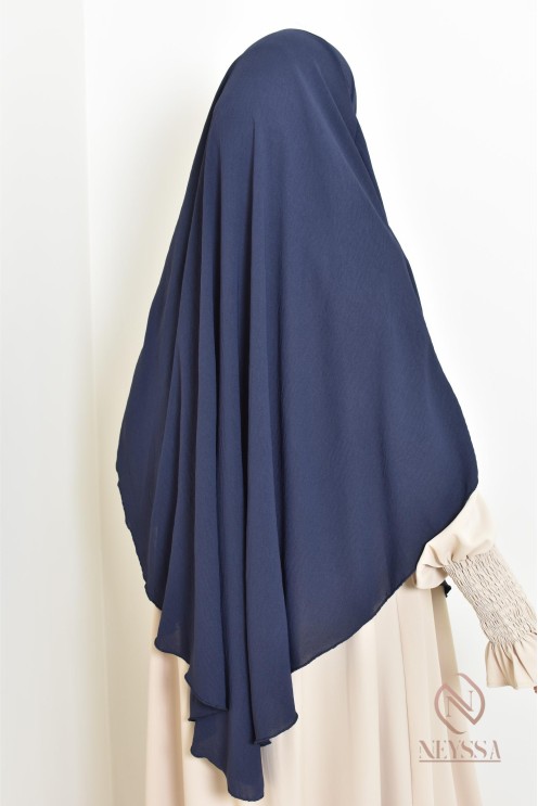 Khimar en jazz mi long, pas cher, idéale pour l'été, femme musulmane