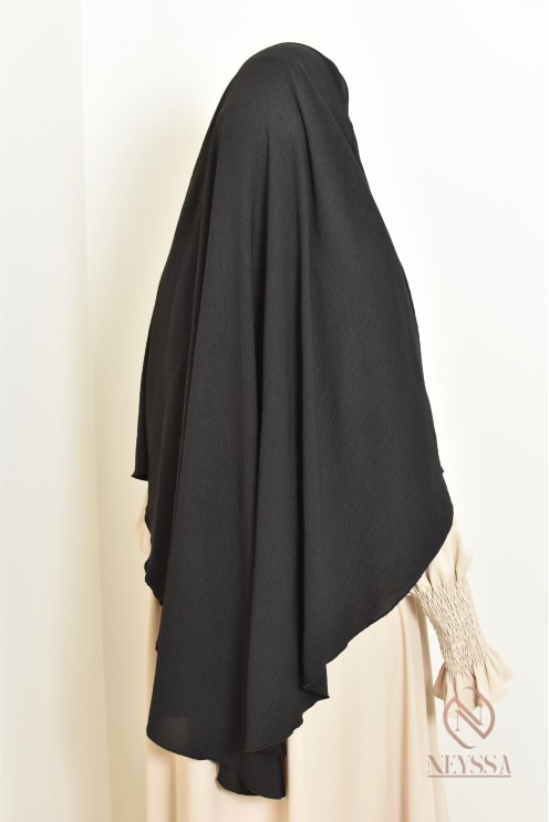 Khimar en jazz mi long, pas cher, idéale pour l'été, femme musulmane