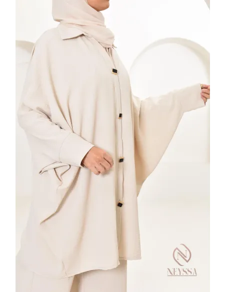 Ensemble 2 pièces : tuniques manches papillon et palazzo, tenue hyper fluide