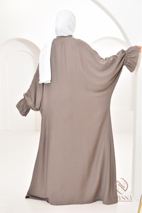 Ensemble 2 pièces effet lin, idéale hijabi girl, légère pour l'été