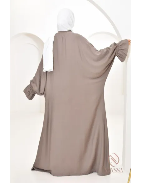 Ensemble 2 pièces effet lin, idéale hijabi girl, légère pour l'été