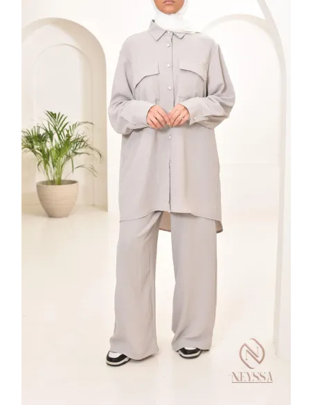 Tunique avec pantalon, tenue chic et décontracté pour la saison estivale