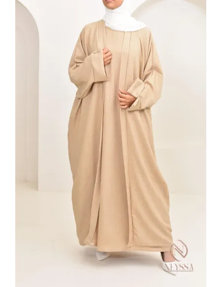 Longue sous robe opacifiante sans manches à mettre avec abaya ou kimono