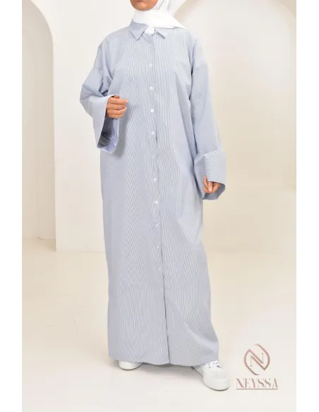 Langes Abaya-Kleid Hemd Modest Fashion verschleierte Frauen stillen