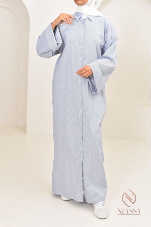 Langes Abaya-Kleid Hemd Modest Fashion verschleierte Frauen stillen