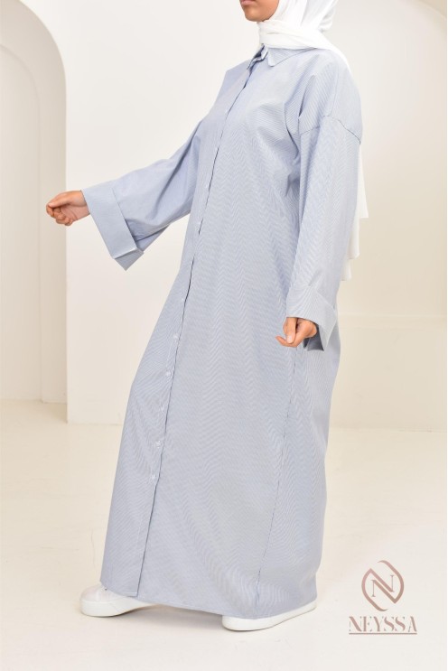 Langes Abaya-Kleid Hemd Modest Fashion verschleierte Frauen stillen