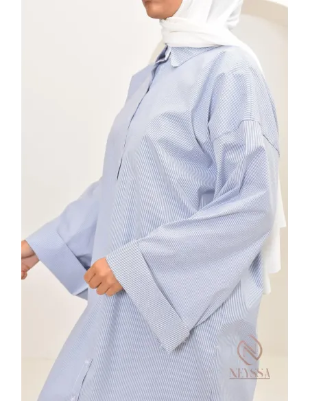 Langes Abaya-Kleid Hemd Modest Fashion verschleierte Frauen stillen