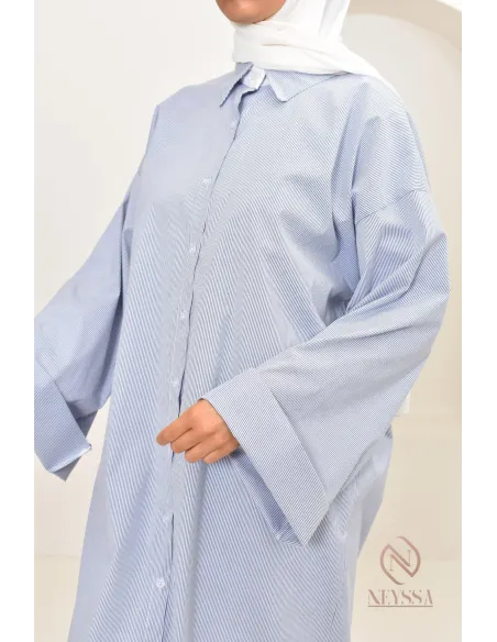Langes Abaya-Kleid Hemd Modest Fashion verschleierte Frauen stillen