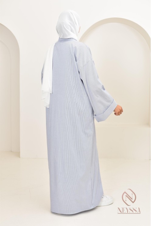 Langes Abaya-Kleid Hemd Modest Fashion verschleierte Frauen stillen