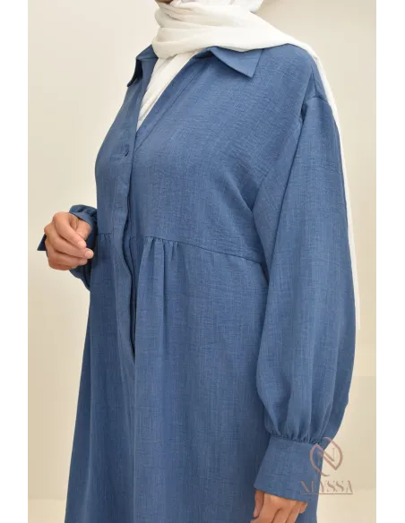 Jazz-effect long shirt, ideal for the approaching summer season