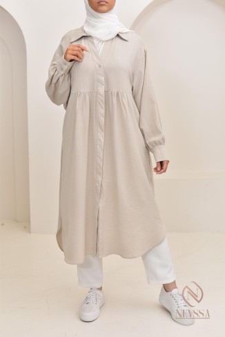 Jazz-effect long shirt, ideal for the approaching summer season 2