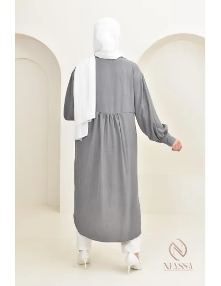 Jazz-effect long shirt, ideal for the approaching summer season