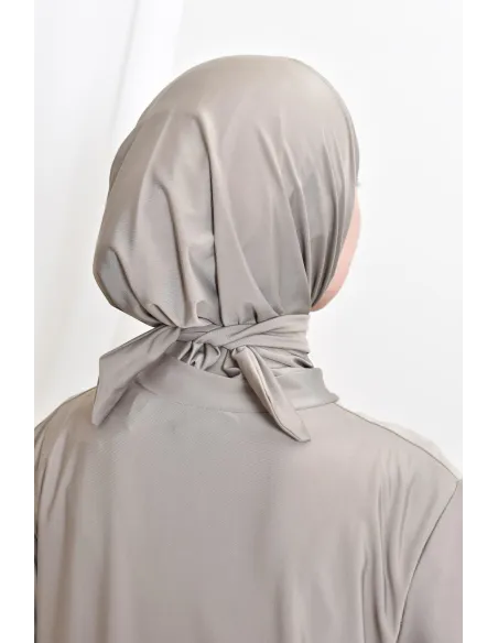 3-teiliger Badeburkini mit integrierter Kapuze aus strapazierfähigem, blickdichtem Material