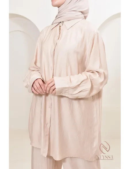 ensemble chemise longue avec pantalon, must have pour la femme voilée 