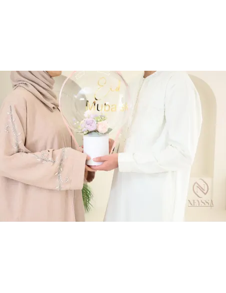 Abaya Dubaï avec kimono, brodée de perles, tissu haut de gamme 