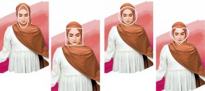 Comment porter le Hijab selon la forme de son visage. Astuce comment porter le Hijab en fonction de son teint et de sa tenue